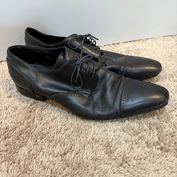lv dress shoes Louis Vuitton Black Employee Dress Shoes – Savonches main image 0